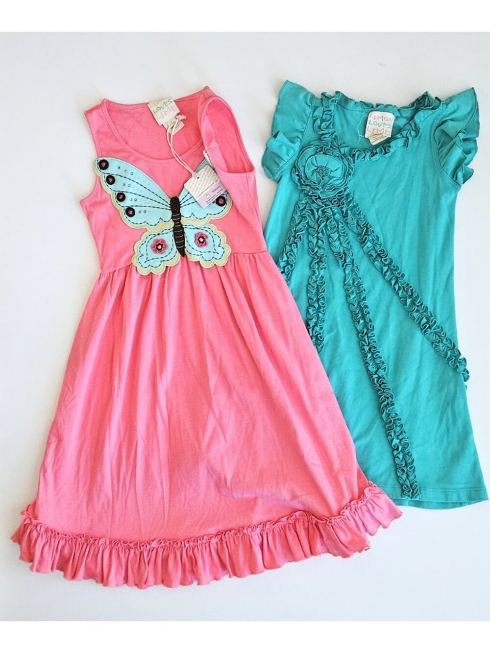 Lemon Loves Lime 5 6 Girls Summer Dress Lot